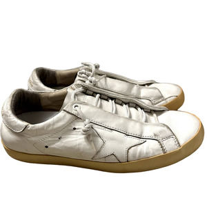Golden Goose Super Star Genuine Leather Low Top Sneakers Size 40